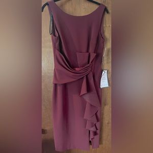 Betsy & Adam size 8 Maroon dress